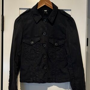 PAIGE Women's Utility Jacket in Black